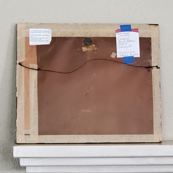 Antique Pierre Salvy Frederic Teysonnieres 1834 ART Framed 18.5x15.5 Inch - Picture 4 of 6